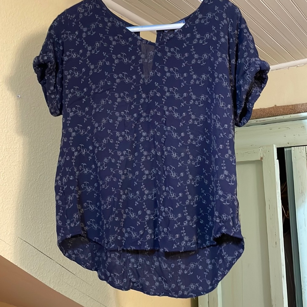 Floral embroidered blouse